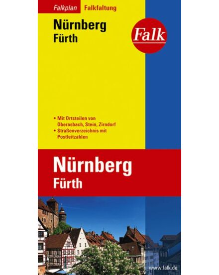 Cartographia Nürnberg várostérkép - Falk 9783884452424
