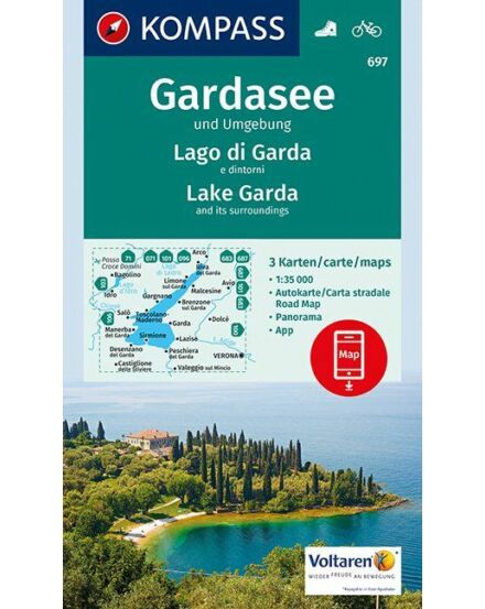 Cartographia  - K 697 Garda-tó és környéke turistatérkép