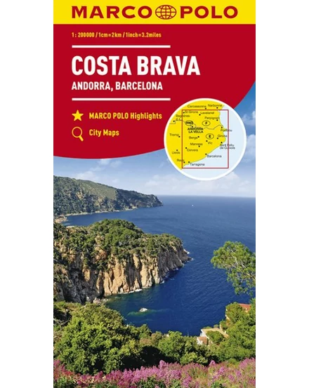 Cartographia Costa Brava, Andorra térkép 9783829739948