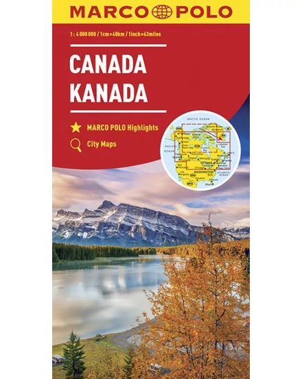 Cartographia Kanada térkép 9783829739320