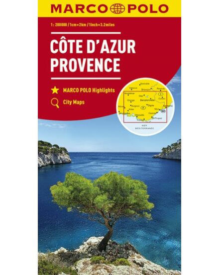 Cartographia  - Franciaország résztérkép - Cote d'Azur, Provence