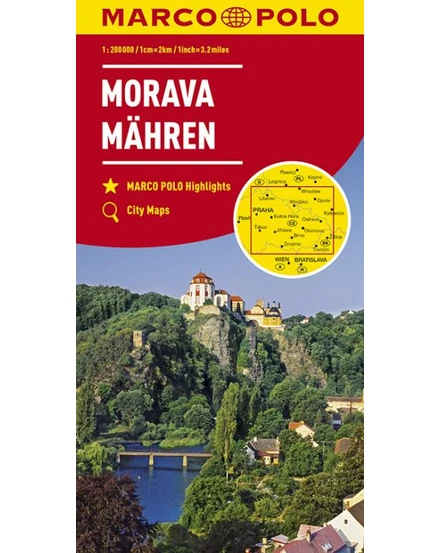 Cartographia Csehország - Morvaország térkép 9783829739986