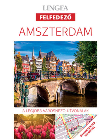 Cartographia Amszterdam felfedező útikönyv térképpel 9786155663383