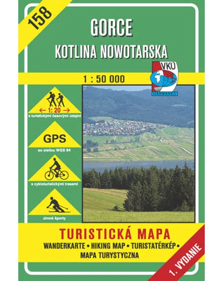Cartographia HM158 Gorce tutristatérkép 9788080422554