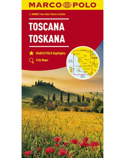 Cartographia  - Olaszország résztérkép -  Toszkána