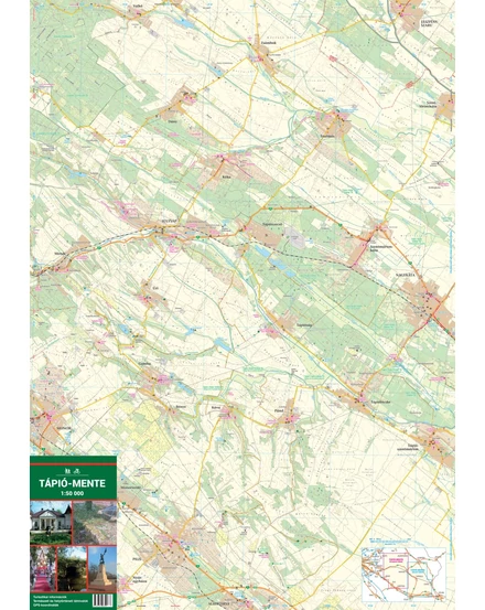 Cartographia Tápió-mente turistatérkép 9789639982987