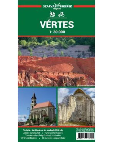 Cartographia Vértes turistatérkép 9789639982079
