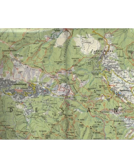 K 106 Iseo-tó - Trompia-völgy turistatérkép