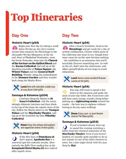 Szentpétervár útikönyv Lonely Planet (angol)