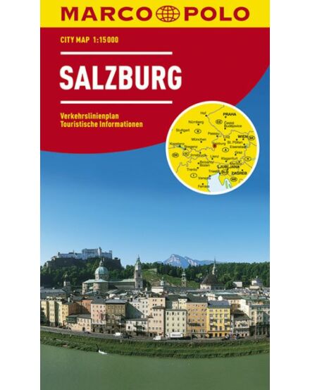 Cartographia Salzburg várostérkép 9783829730761