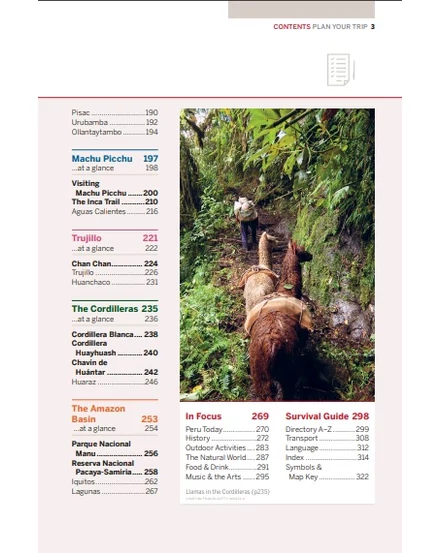 Peru Best of útikönyv  Lonely Planet (angol)