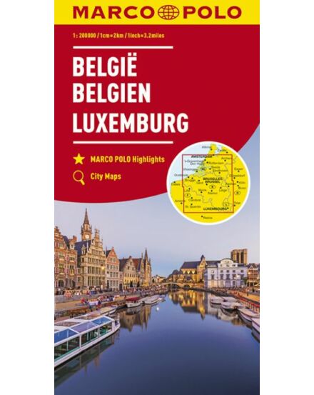 Cartographia Belgium, Luxemburg térkép 9783829739641
