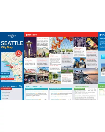 Seattle térkép - Lonely Planet