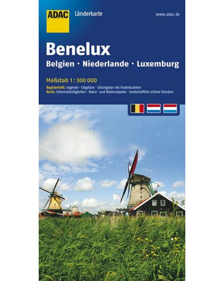 Cartographia Benelux térkép - ADAC 9783826410956
