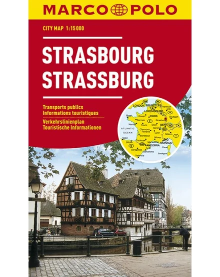 Strasbourg várostérkép - Marco Polo