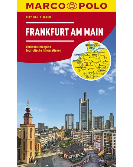 Cartographia Frankfurt várostérkép 9783829730938