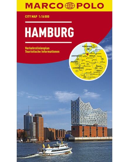 Cartographia Hamburg várostérkép 9783829730945
