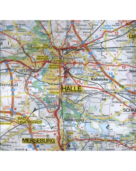 Németország résztérkép - 7. Türingia