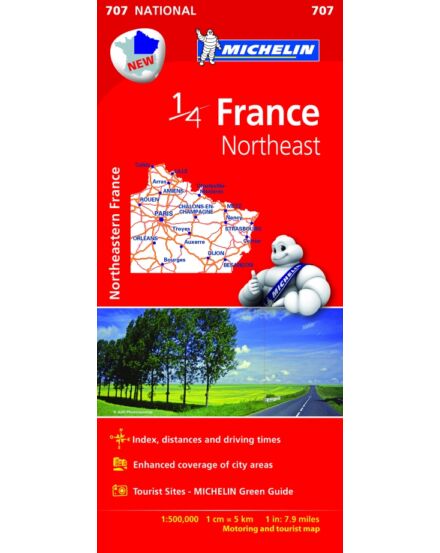 Cartographia Franciaország - Észak-Kelet térkép (707) 9782067200678