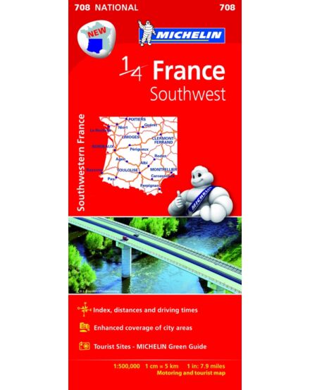 Cartographia  - Franciaország - Dél-Nyugat térkép (707)
