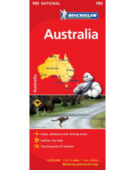 Cartographia Ausztrália térkép (785) 9782067174146