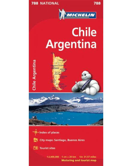 Cartographia  - Chile, Argentína térkép 0788