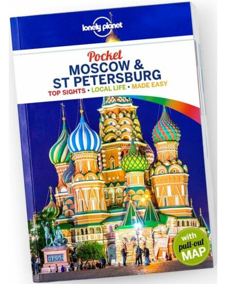 Cartographia Moszkva &amp; Szentpétervár Pocket útikönyv Lonely Planet (angol) 9781787011236
