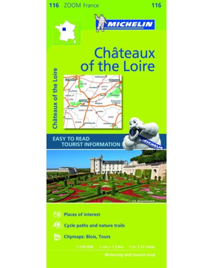 Cartographia  - Francia Zoom - Loire-völgyi kastélyok tkp. (Chateaux) 1116
