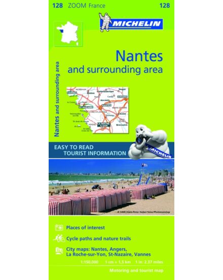 Cartographia Nantes és környéke térkép (128) 9782067212022