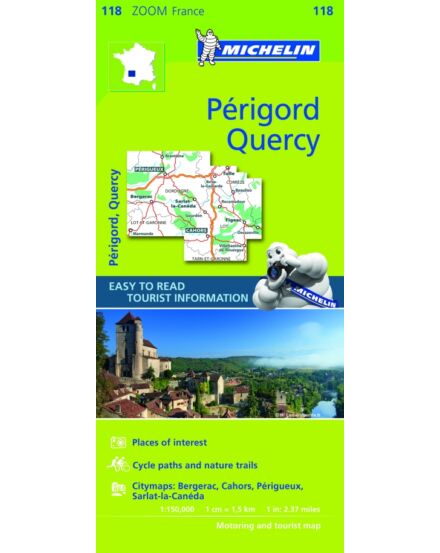 Cartographia Quercy Perigord térkép (118) 9782067157156
