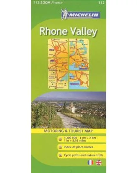Cartographia Rhone-völgy térkép (112) 9782067135598
