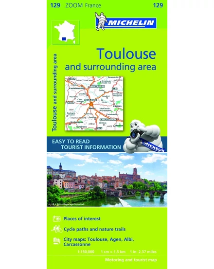 Cartographia Toulouse és környéke térkép (129) 9782067212039