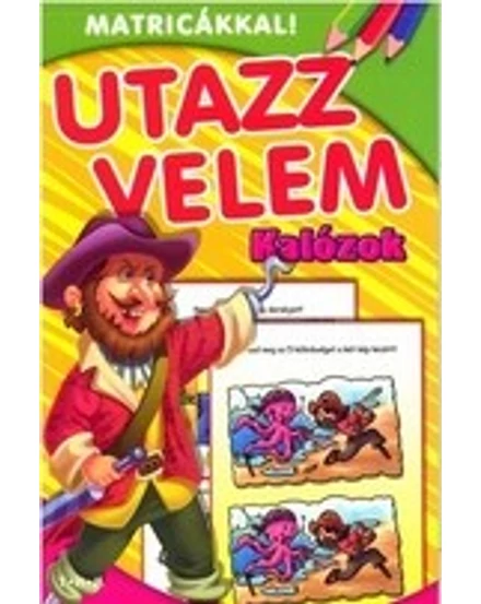 Cartographia Utazz velem: Kalózok - foglalkoztató füzet matricákkal 9786158040402