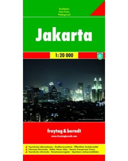 Cartographia Jakarta várostérkép (Freytag) 9783707911114
