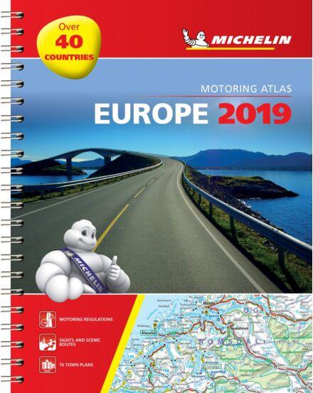 Cartographia Európa atlasz A4 - Michelin 2019 9782067236141