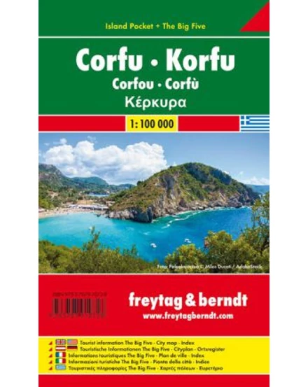Cartographia Korfu térkép - Island Pocket (Freytag) 9783707910728