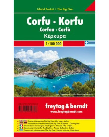 Cartographia  - Korfu térkép - Island Pocket