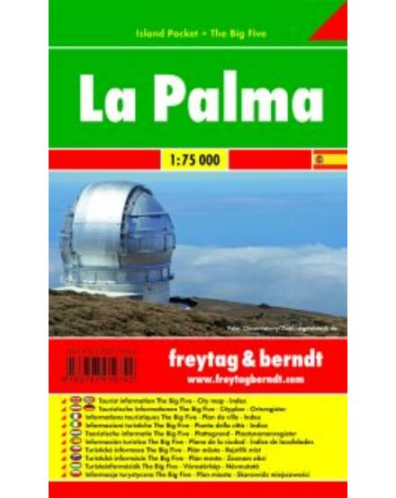 Cartographia  - La Palma térkép - Island Pocket