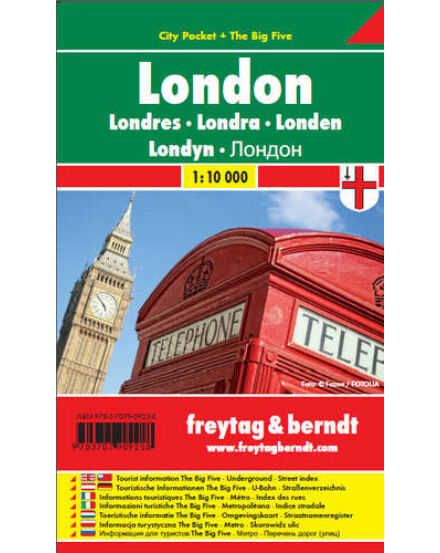 Cartographia London City Pocket várostérkép (Freytag) 9783707909258