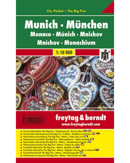 Cartographia München City Pocket várostérkép (Freytag) 9783707909913