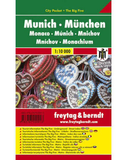 Cartographia München City Pocket várostérkép (Freytag) 9783707909913
