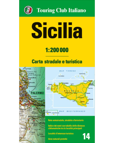 Cartographia Szicília régiótérkép 9788836570942