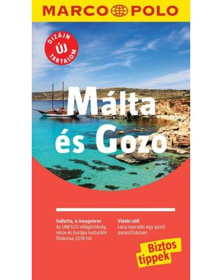 Cartographia  - Málta és Gozo útikönyv - Marco Polo