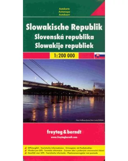 Cartographia Szlovákia térkép (Freytag) 9783707904710