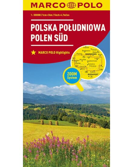 Cartographia Lengyelország résztérkép - Dél-Lengyelország 9783829737968
