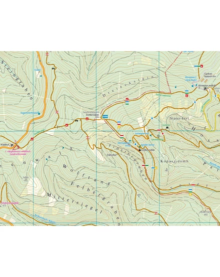Kőszegi-hegység, Írottkő Natúrpark turistatérkép