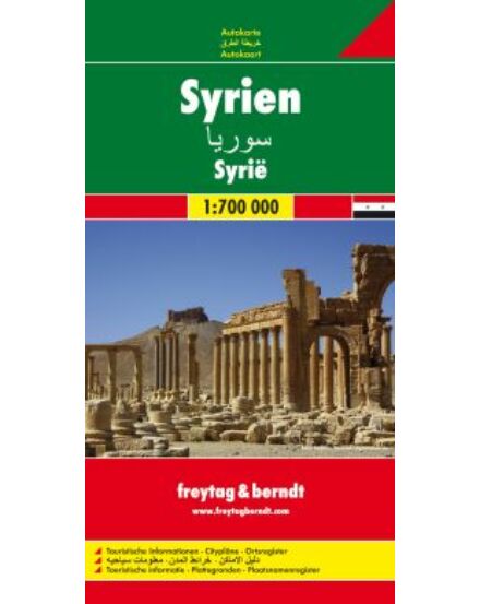 Cartographia Szíria térkép (Freytag) 9783707909838