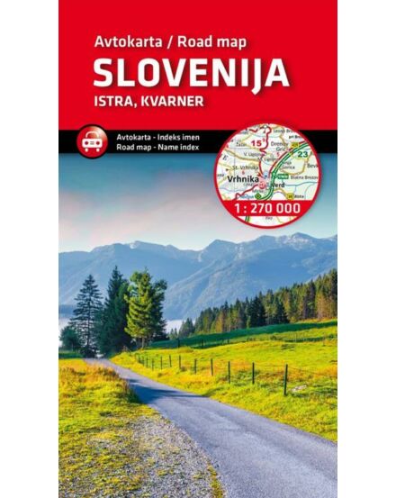 Cartographia Szlovénia, Isztria és Kvarner-öböl autótérkép 3830048523127