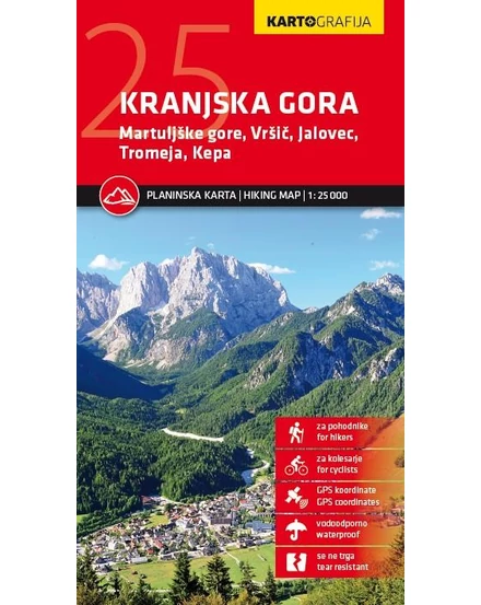 Cartographia Kranjska Gora turistatérkép 3830048523769