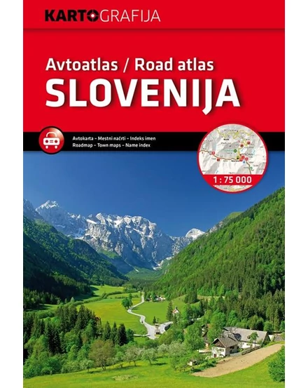Cartographia Szlovénia autóatlasz 9789619329320